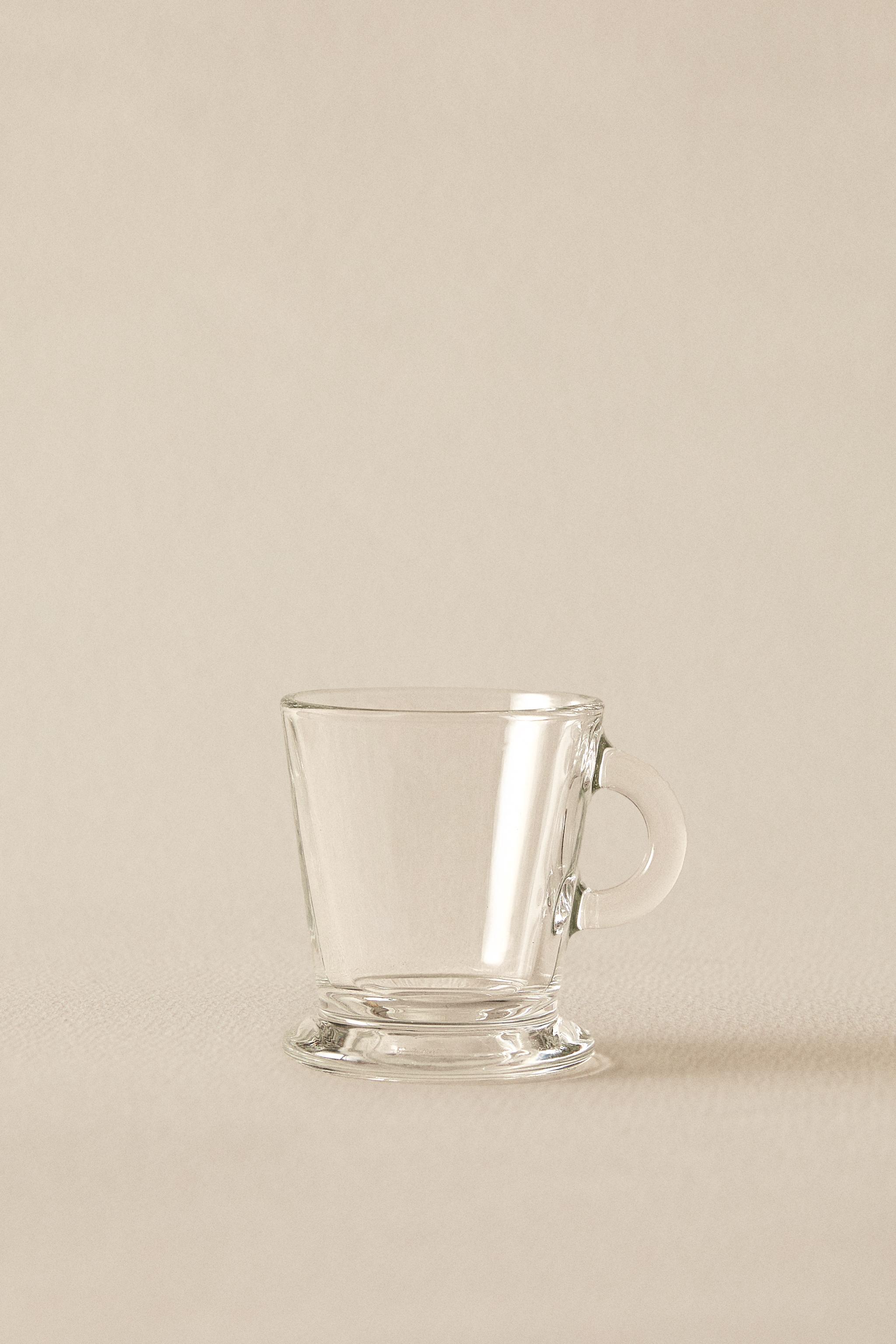 TRANSPARENT GLASS ESPRESSO CUP